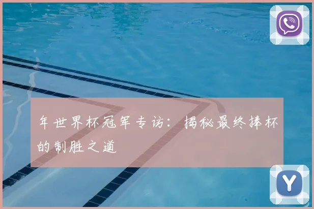 年世界杯冠军专访：揭秘最终捧杯的制胜之道