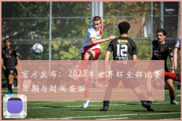 官方发布：2022年世界杯全部比赛日期与时间安排